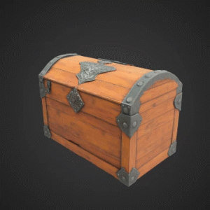 Medieval Wooden Chest