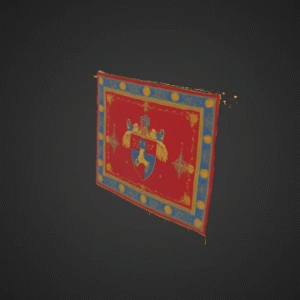 Heraldic Tapestry Wall Hanging