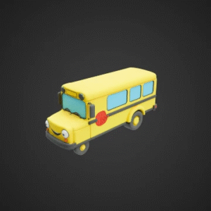 Sunny Yellow School Bus