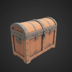 Iron-Bound Storage Chest