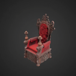 Carved Throne Chair