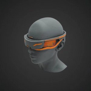Futuristic Data Visor