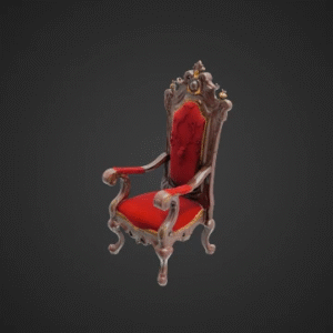 Ornate Throne Chair